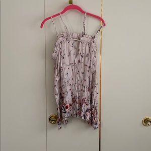 Strapped Floral Off the Shoulder Top